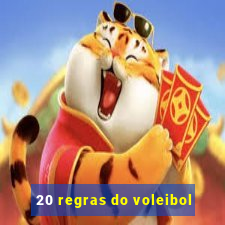 20 regras do voleibol